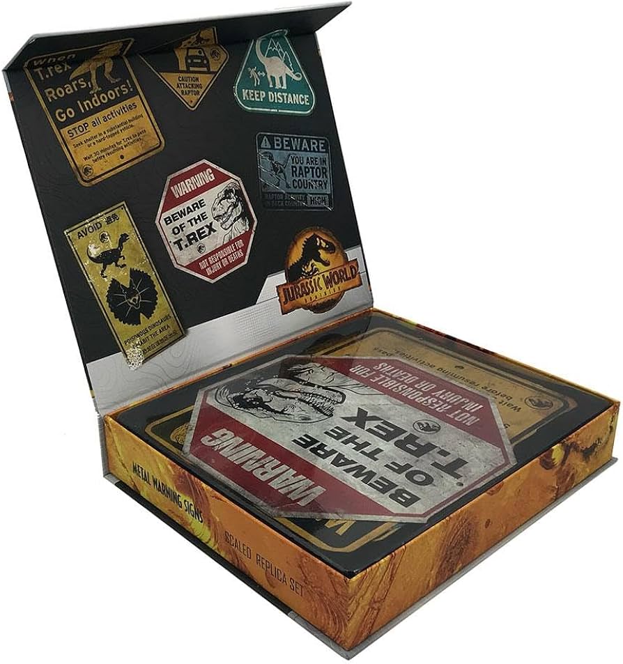 Amazon | Factory Entertainment ジュラシックワールド メタル警告